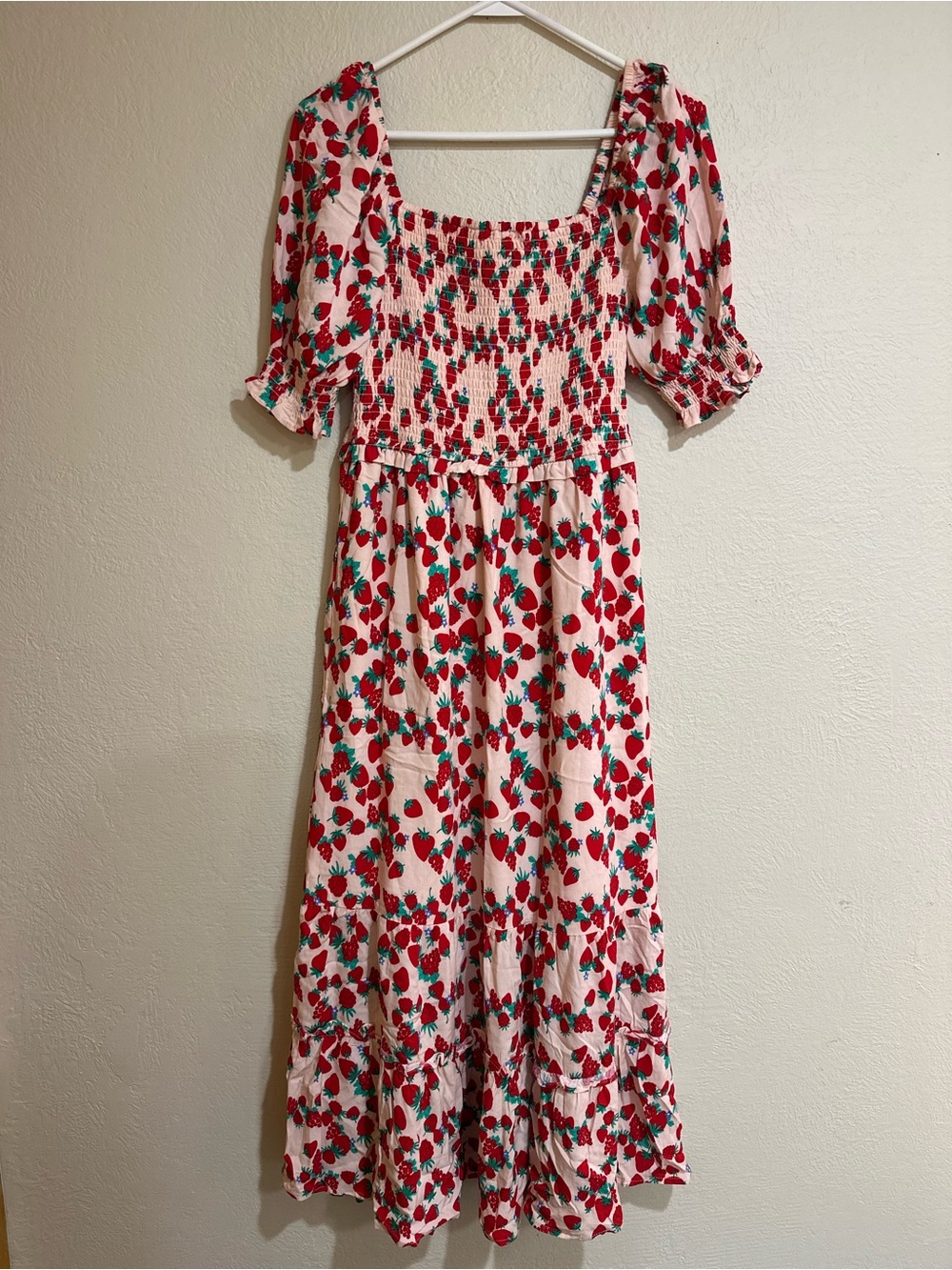 Betsey Johnson Strawberry Print Dress
